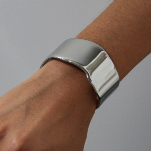Bracelet Manchette Étanche En Acier Inoxydable Uni h5 Image2
