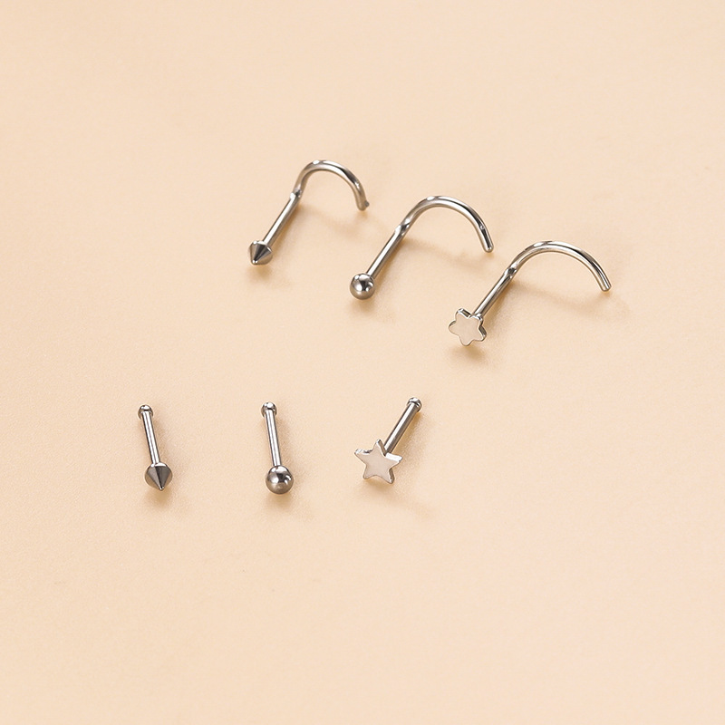 1 Piercing De Nez Exquis En Forme D'Étoile Pour Femme Image5