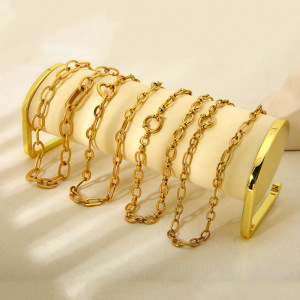 Collier Simple Et Luxueux - Collier Étanche En Acier Inoxydable À Faire Soi-Même Pour Femme h5 Image3