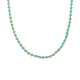 Collier de perles colorées dégoulinant d'huile - vert doré Image2