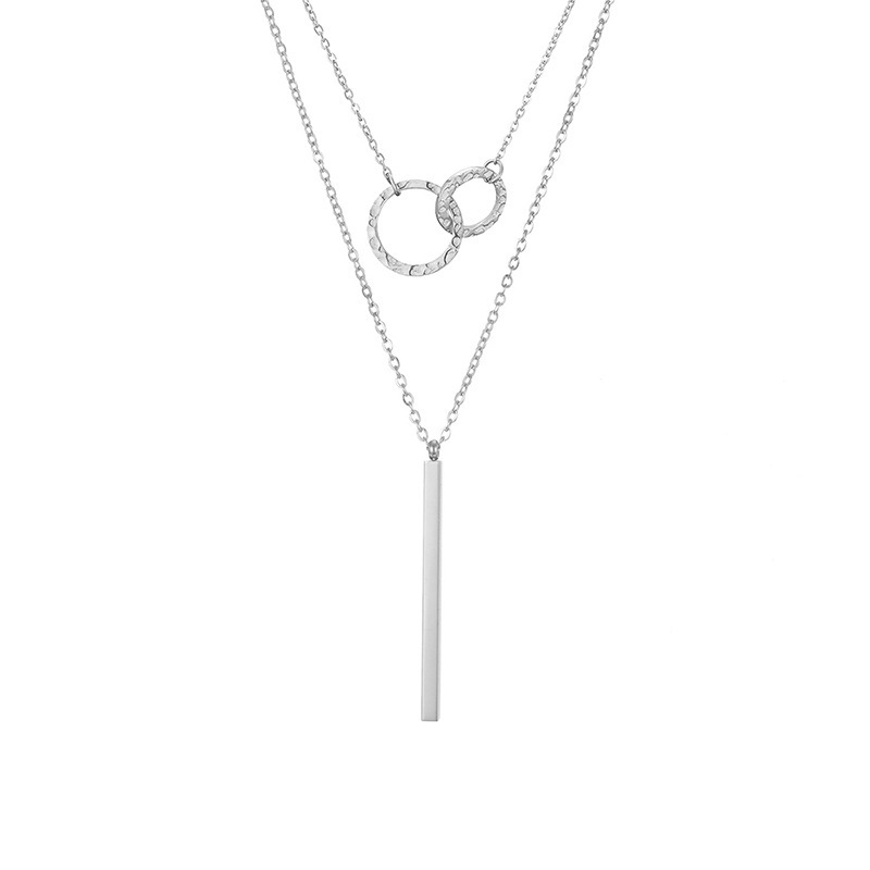 Colliers Simples, Polyvalents Et Empilables À Double Couche Pour Clavicules