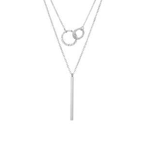 Colliers Simples, Polyvalents Et Empilables À Double Couche Pour Clavicules h5