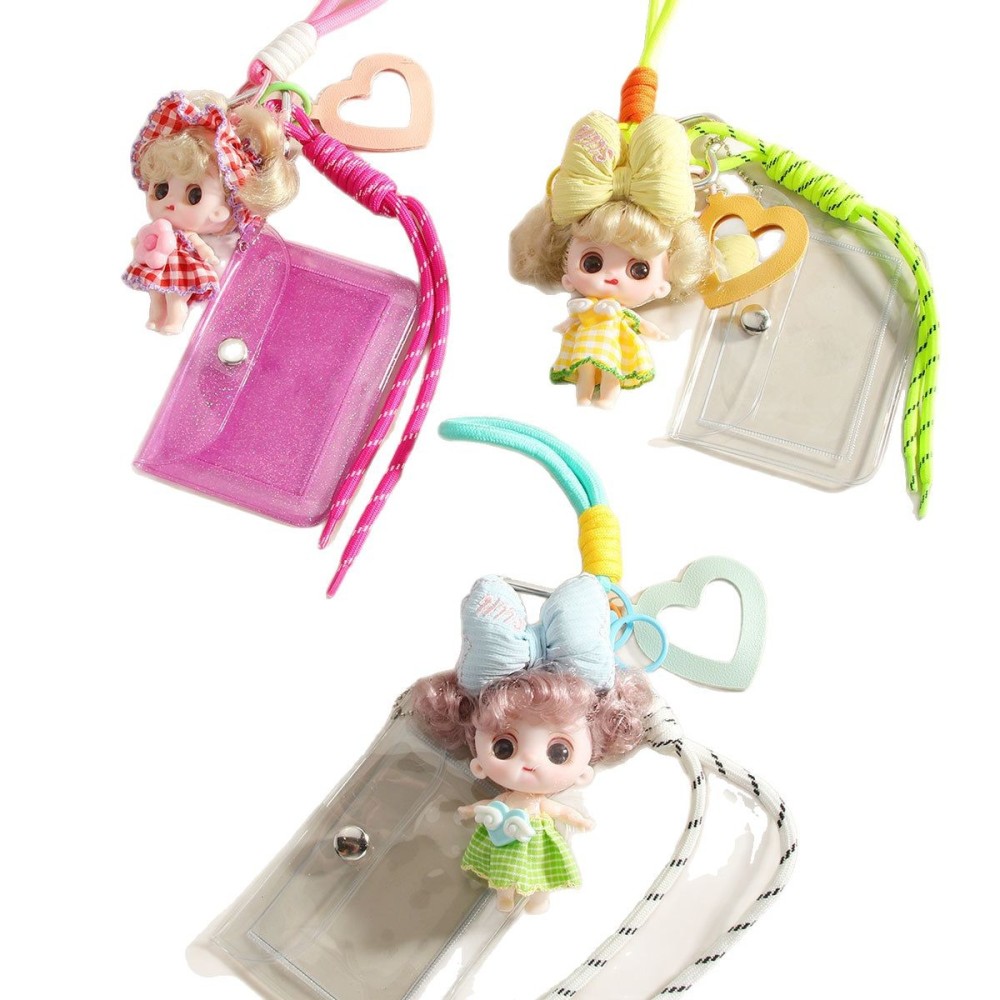 1 Breloque Pour Sac À Main Femme En Forme De Poupée Rose Mignonne h5Image6