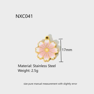 Pendentif Mignon En Acier Inoxydable Étanche, À Faire Soi-Même, Motif Fleur Et Champignon. h5 