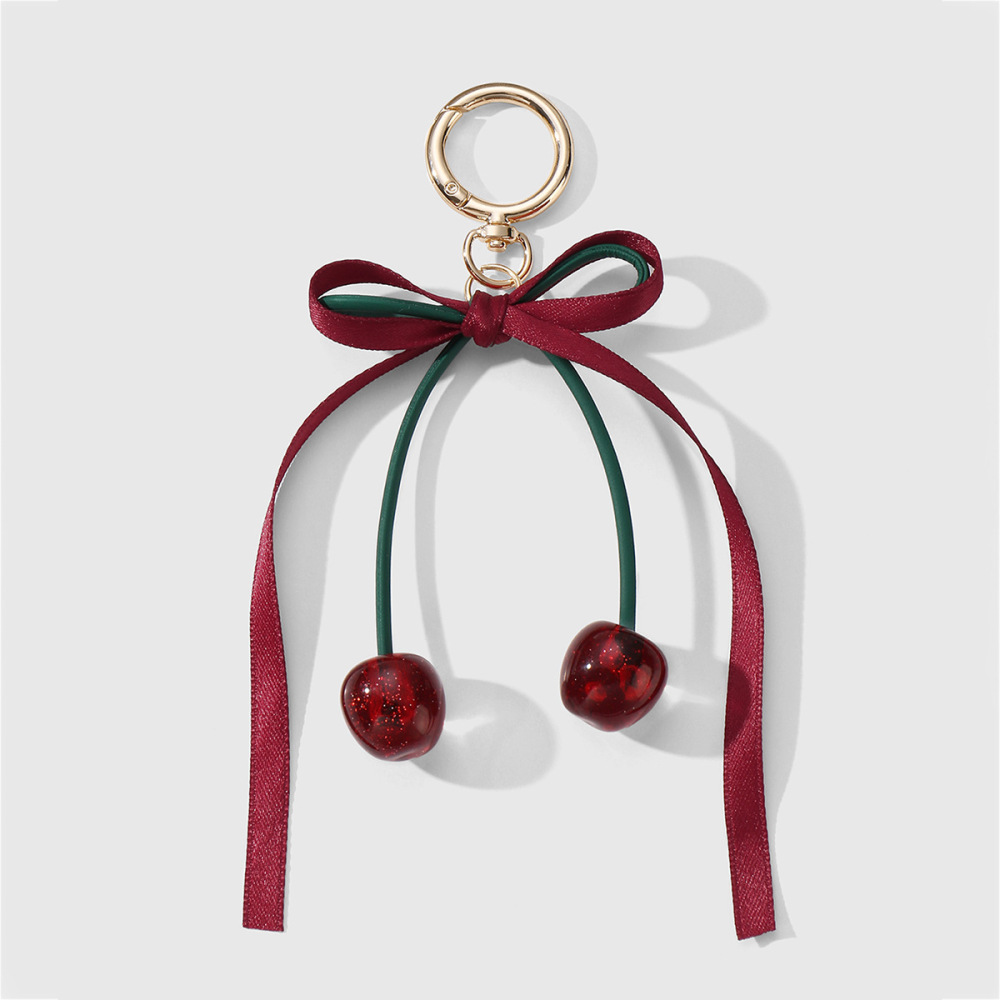 Breloques De Sac En Forme De Cerise Douce 