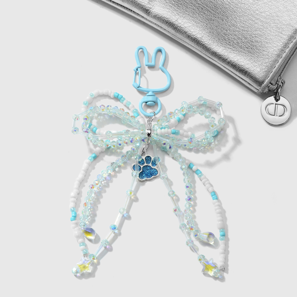 Charms De Sac En Forme De Nœud Perlé h5Image7