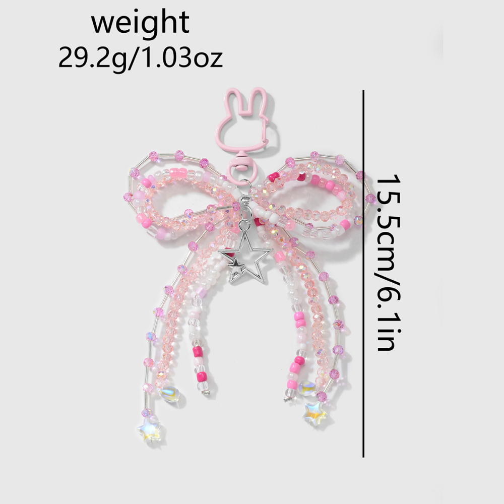 Charms De Sac En Forme De Nœud Perlé h5Image2