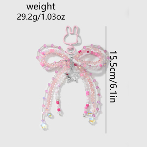 Charms De Sac En Forme De Nœud Perlé h5 Image2