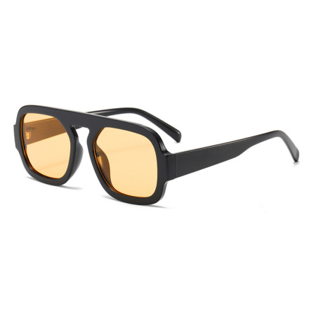 1 paire de lunettes de soleil pour femme Simple Series Daily Leopard Print PC