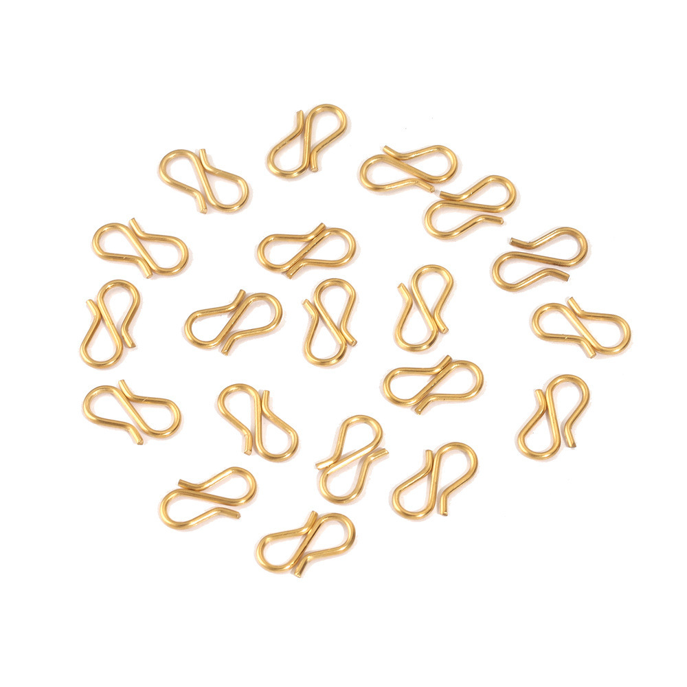 Maillons Et Connecteurs Pour Femmes, En Acier Inoxydable Doré, De La Série Simple Daily, Couleur Unie Image4