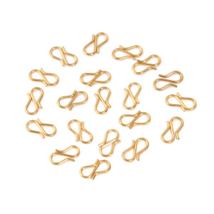 Maillons Et Connecteurs Pour Femmes, En Acier Inoxydable Doré, De La Série Simple Daily, Couleur Unie h5 Image4