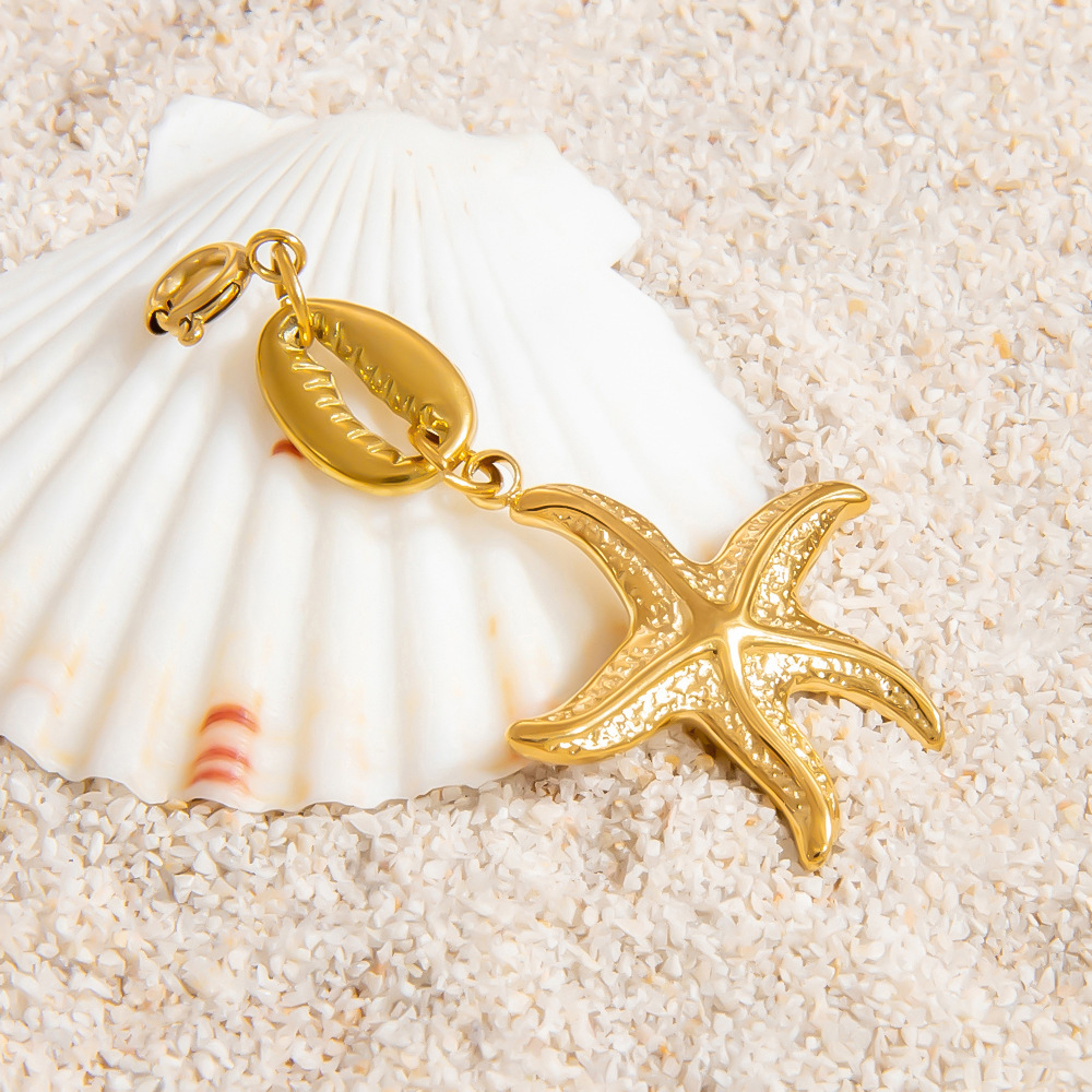 Pendentif Bikini Oceanic En Acier Inoxydable Étanche Couleur Or Image10