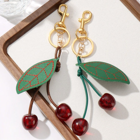 Breloques de sac cerises