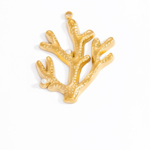Pendentif Tortue De Vacances En Acier Inoxydable Couleur Or Pour Femme, Série Simple, 1 Pièce h5 Image5