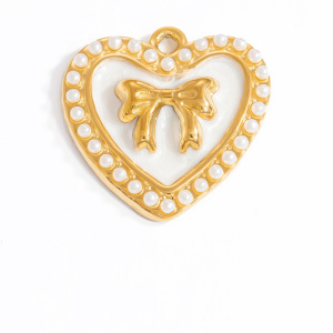 Pendentifs Diy Étanches En Acier Inoxydable Couleur Or, Style Vacances h5 Image5