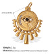 Pendentif en or et perle noire Image12