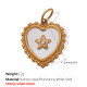 Pendentif coquillage blanc en or/8 Image4