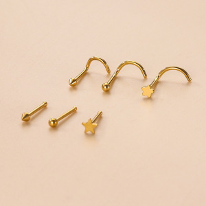 1 Piercing De Nez Exquis En Forme D'Étoile Pour Femme h5 Image6