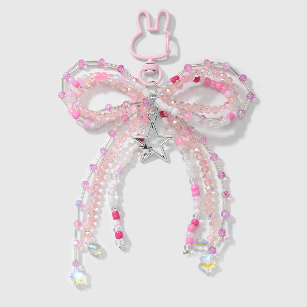Charms De Sac En Forme De Nœud Perlé
