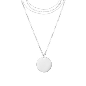 Colliers Pour Femmes En Acier Inoxydable Doré, Imperméables, À Plusieurs Rangs, Légers Et Luxueux h5