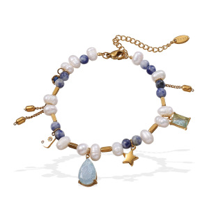 Bracelets À Breloques Rétro Couleur Or h5 Image5
