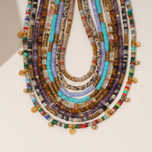 Colliers De Perles En Pierre Naturelle De Bohême Pour Femmes h5 Image4