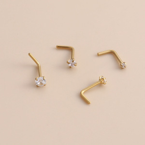1 Pièce De Piercing De Nez Délicat En Zircon Pour Femme h5 Image4