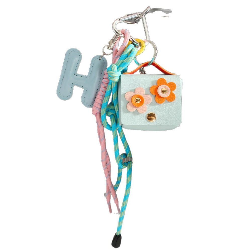 1 Breloque De Sac Pour Femme En Pu, Série Romantique, Lettre Quotidienne Image6