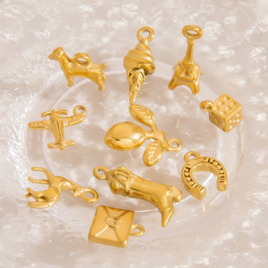 Pendentifs En Acier Inoxydable Étanches Couleur Or À Faire Soi-Même h5 Image4