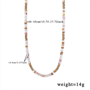 Colliers De Perles En Pierre Naturelle De Bohême Pour Femmes h5 Image2