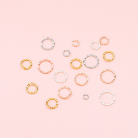 Maillons Et Connecteurs En Acier Inoxydable De Couleur Unie, Série Simple Daily 2