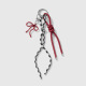 1 porte-clés en cuir rouge Image2