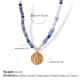 Collier en or avec pierre naturelle Image2