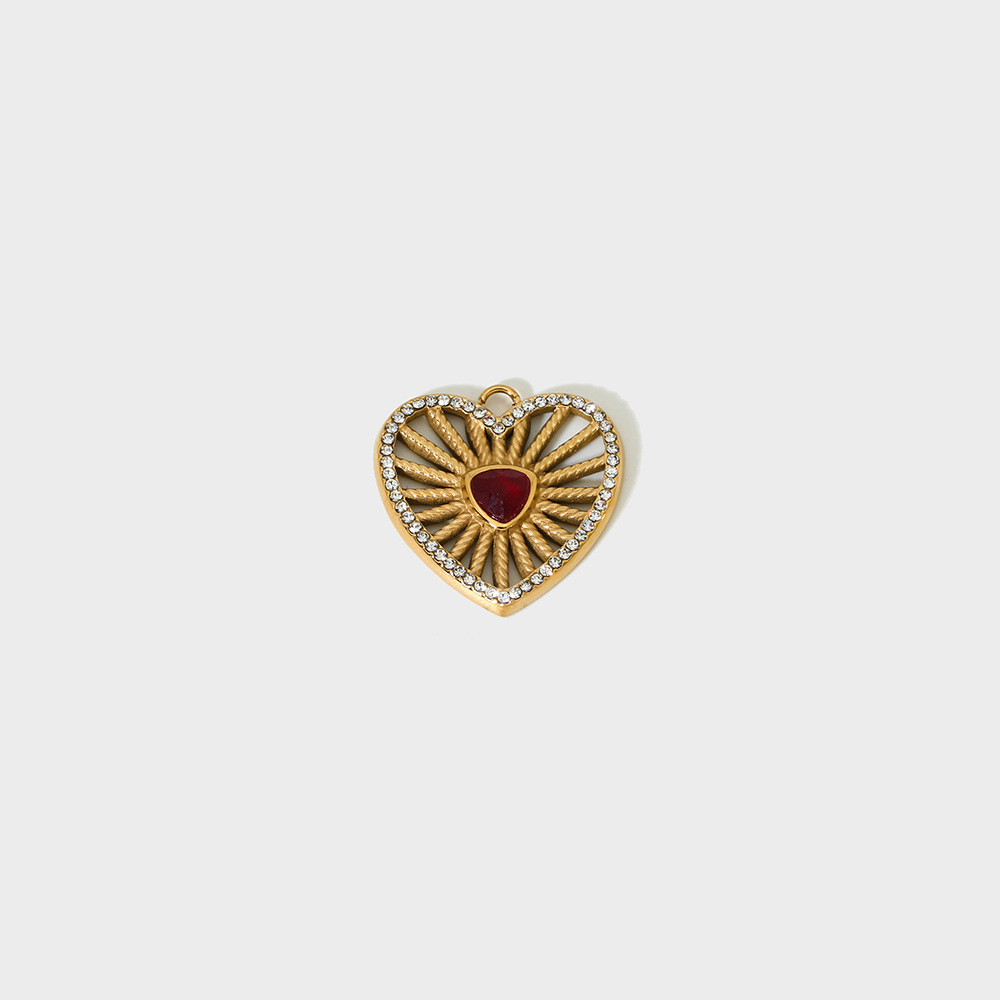 Pendentif De Luxe En Acier Inoxydable Doré De Qualité Supérieure, Étanche, À Monter Soi-Même Image3