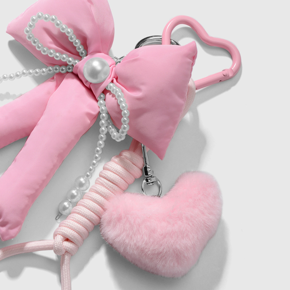 Breloques De Sac Pour Femme En Alliage, Série Simple, Nœud Papillon Doux, 1 Pièce h5Image5