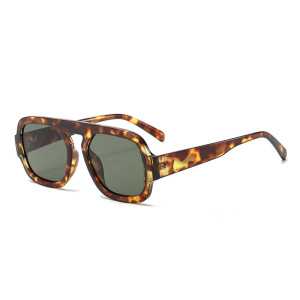 1 Paire De Lunettes De Soleil Pour Femme Simple Series Daily Leopard Print Pc h5 Image2