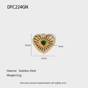 Pendentif De Luxe En Acier Inoxydable Doré De Qualité Supérieure, Étanche, À Monter Soi-Même h5 