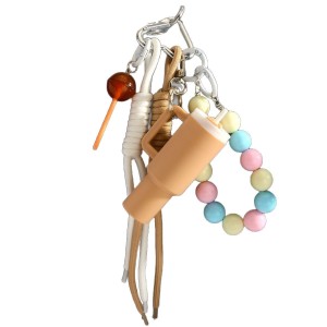 1 Pièce De Breloques De Sac Pour Femme En Plastique, Série Simple, Perles Douces h5 Image6