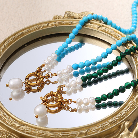 Colliers de perles naturelles 2
