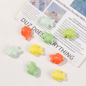 Perles De Bijoux En Céramique Colorées Vivid Fish Diy h5 Image4