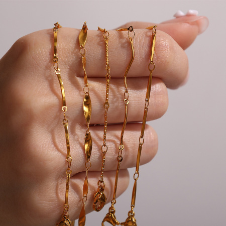 Colliers à chaîne couleur or Daily Chain