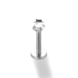 Boucles D'Oreilles Piercing En Acier Inoxydable Couleur Or 1 Pièce h5 Image2