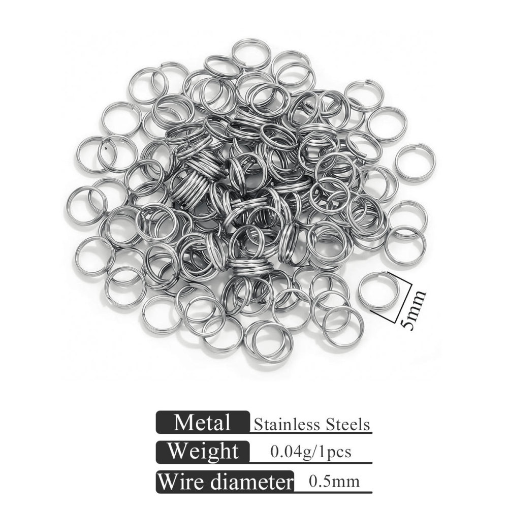 Maillons Et Connecteurs Pour Femmes En Acier Inoxydable De Couleur Unie, Collection Simple Series Daily 