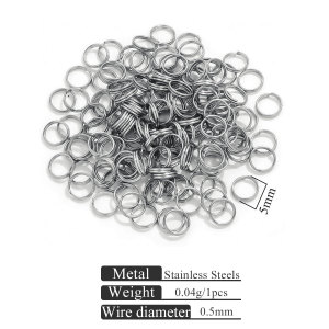 Maillons Et Connecteurs Pour Femmes En Acier Inoxydable De Couleur Unie, Collection Simple Series Daily h5 