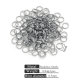 Porte-clés double couche en acier - 0,5*5 