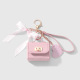 1 pendentif sac d'amour rose