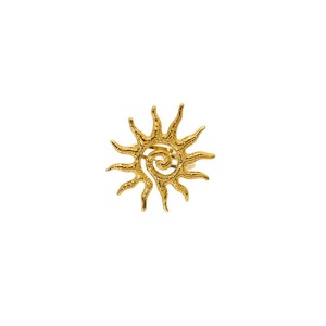 Bagues Pour Femmes En Acier Inoxydable Doré, Étanches, Motif Étoile De Mer Soleil, Design Tendance h5 Image5