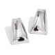 Boucles d'oreilles trapézoïdales en acier Image5