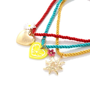 Colliers À Pendentif En Alliage Sweet Heart h5 Image4