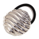 Corde à cheveux filetée coquille d'œuf couleur acier Image6